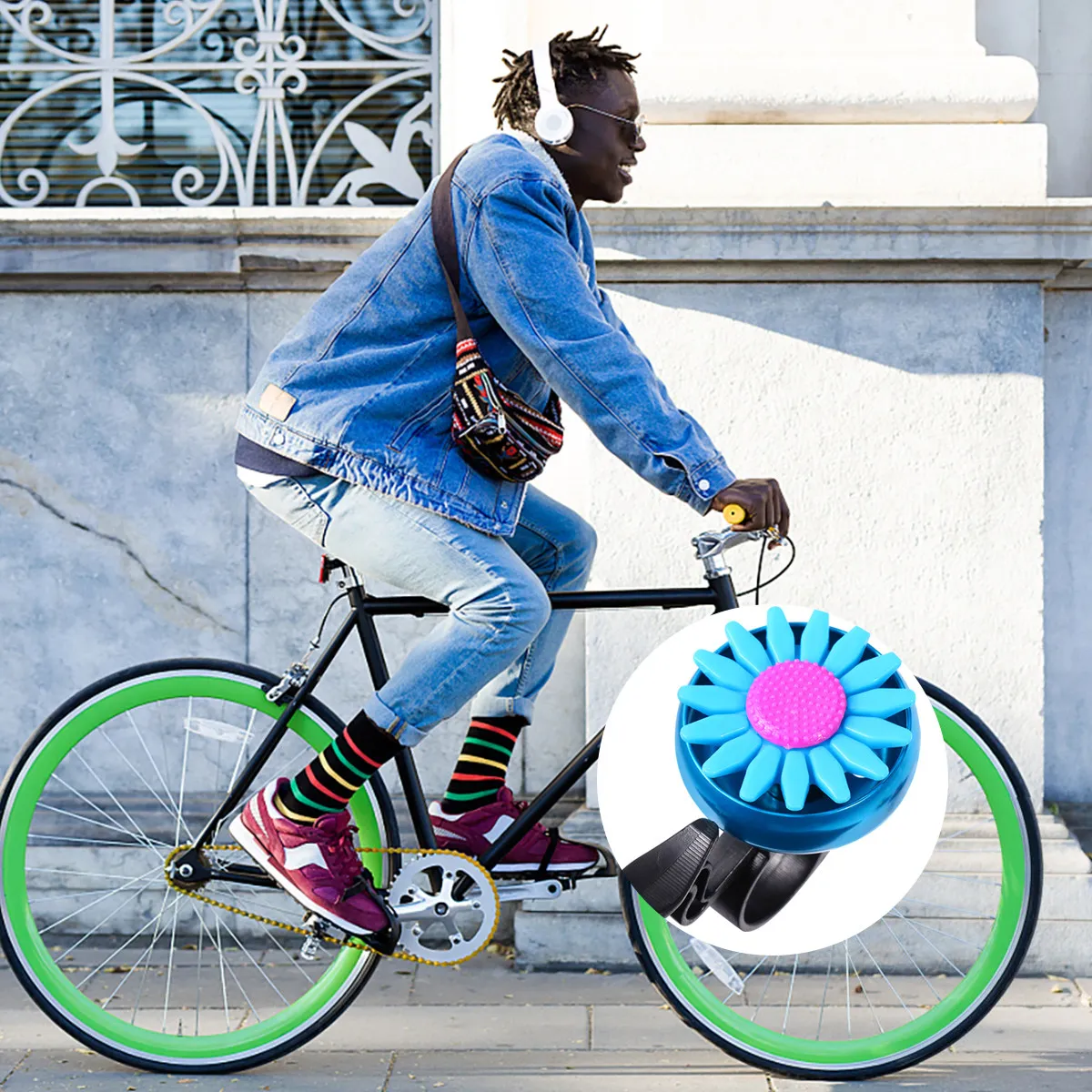 3Pcs Professional Bike Safety Bell Sunflower Design Clear Loud Ringing Sound Easy Install Disassemble No Tools Required Road
3Pcs Professional Bike Safety Bell Sunflower Design Clear Loud Ringing Sound Easy Install Disassemble No Tools Required Road