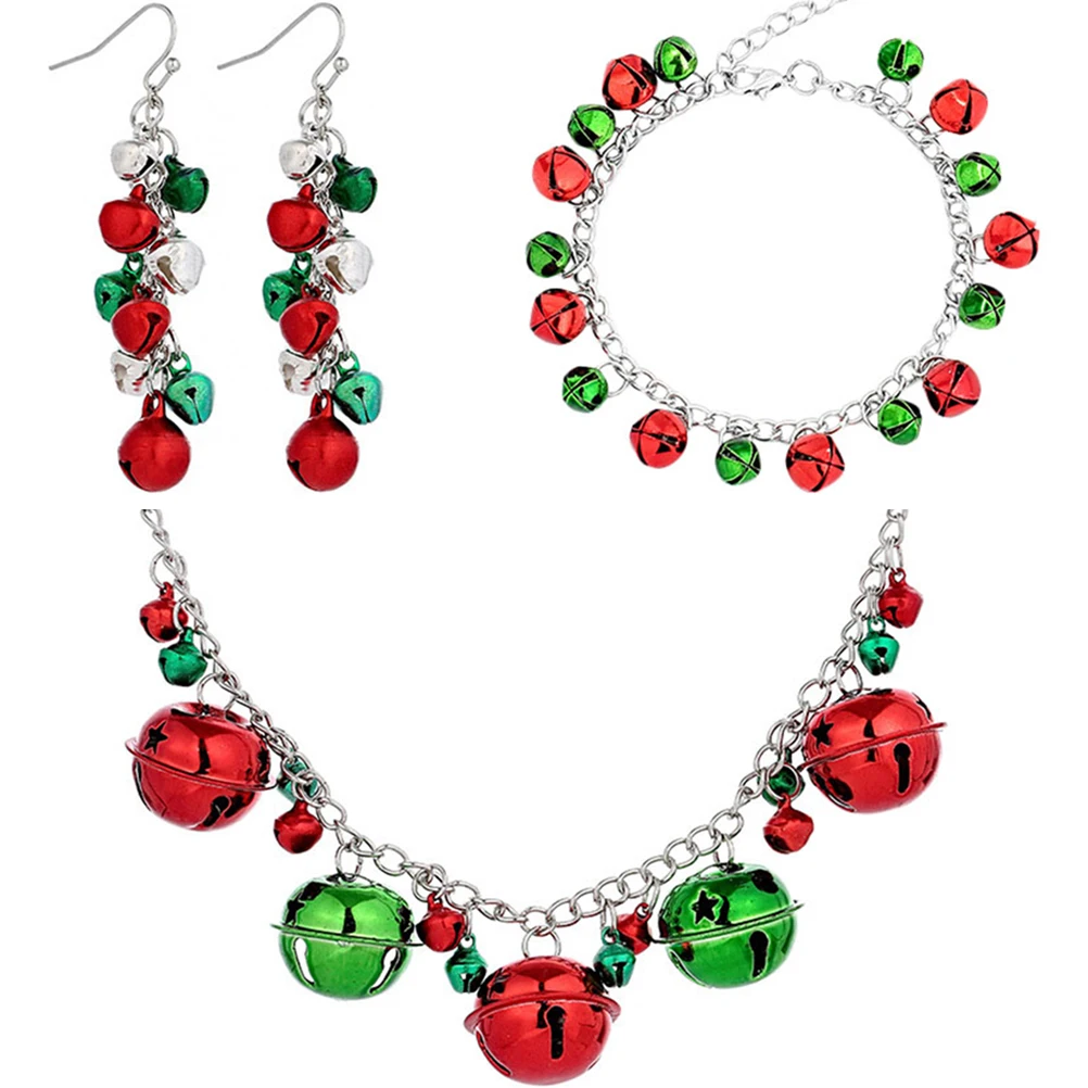 Colorful Bell Pendant Earrings Bracelet Set Holiday Jewelry Women Christmas Party Christmas Earrings For Women Gifts
Colorful Bell Pendant Earrings Bracelet Set Holiday Jewelry Women Christmas Party Christmas Earrings For Women Gifts