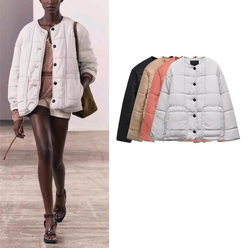 Spring New Arrival Women's Casual Sle Long Sve round Ne ket Design Cotton Jaet Outerwear Commute Straight Cut
Spring New Arrival Women's Casual Sle Long Sve round Ne ket Design Cotton Jaet Outerwear Commute Straight Cut