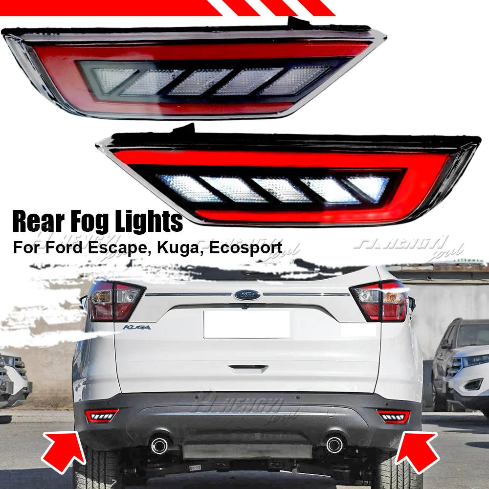 1 пара противотуманных фар заднего бампера с тормозными парковочными огнями заднего хода для Ford Kuga, Escape, Ecosport 2012-2019
1 пара противотуманных фар заднего бампера с тормозными парковочными огнями заднего хода для Ford Kuga, Escape, Ecosport 2012-2019