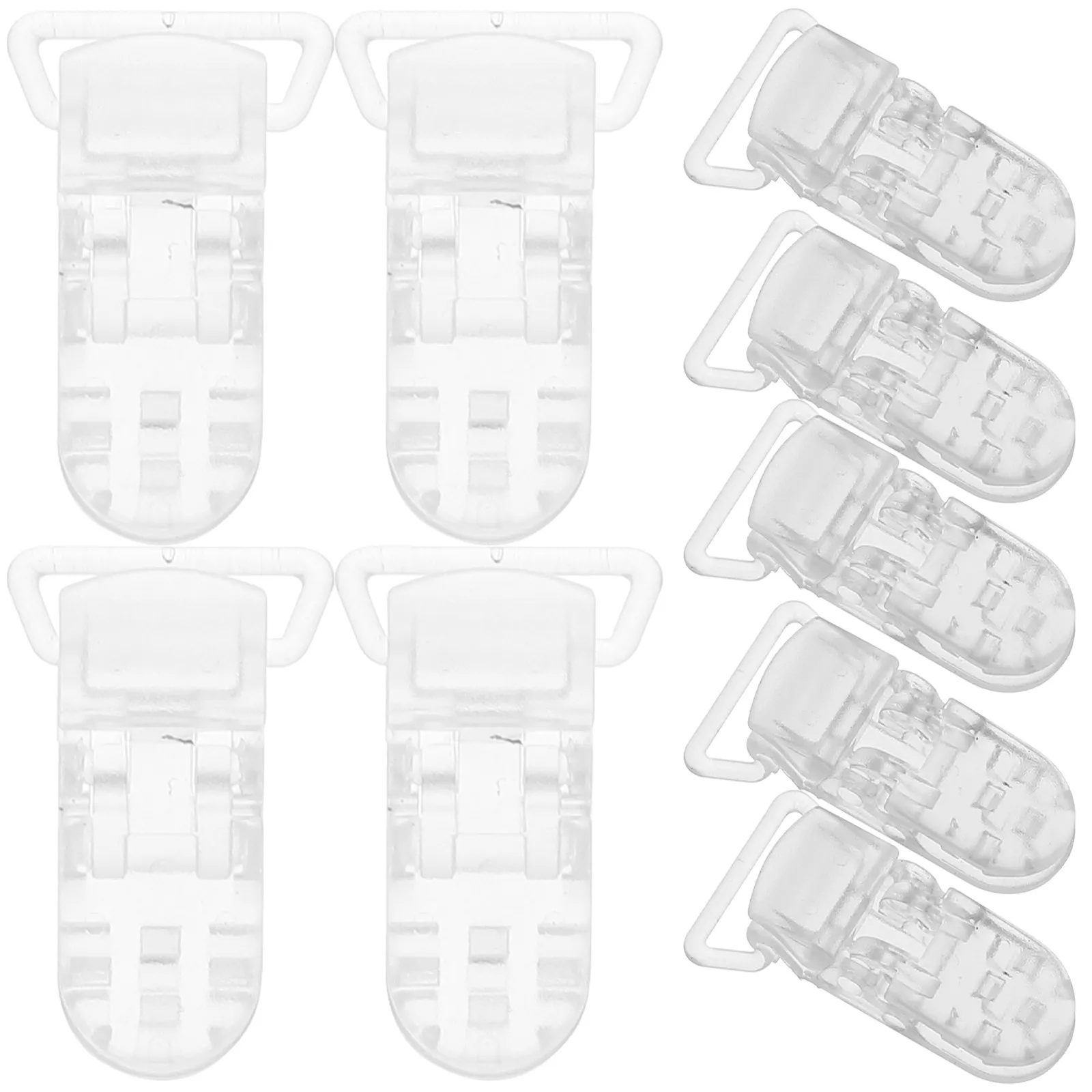 25Pcs T-Shape Transparent Plastic Pacifier Clips Baby Safety Clips Bpa-Free Twisting Prevention Clip Inserts for Bibs Crafts
25Pcs T-Shape Transparent Plastic Pacifier Clips Baby Safety Clips Bpa-Free Twisting Prevention Clip Inserts for Bibs Crafts