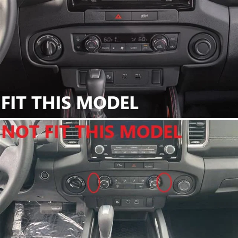 A04E-For Nissan Frontier 2022-2024 Center Console Air Conditioner Switch Panel AC Cover Trim Accessories ,ABS Carbon Fiber
A04E-For Nissan Frontier 2022-2024 Center Console Air Conditioner Switch Panel AC Cover Trim Accessories ,ABS Carbon Fiber