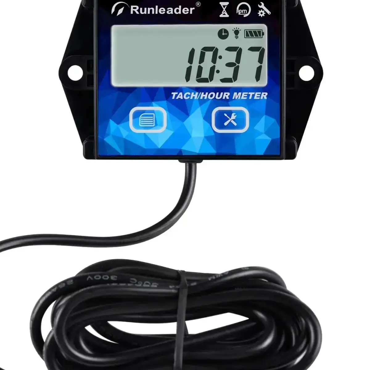 Digital Hour Meter Tachometer Gauge RPM Alert Backlights Battery Replaceable HM011HA for 2/4 Stroke Small Gas Engine Used on Law
Digital Hour Meter Tachometer Gauge RPM Alert Backlights Battery Replaceable HM011HA for 2/4 Stroke Small Gas Engine Used on Law