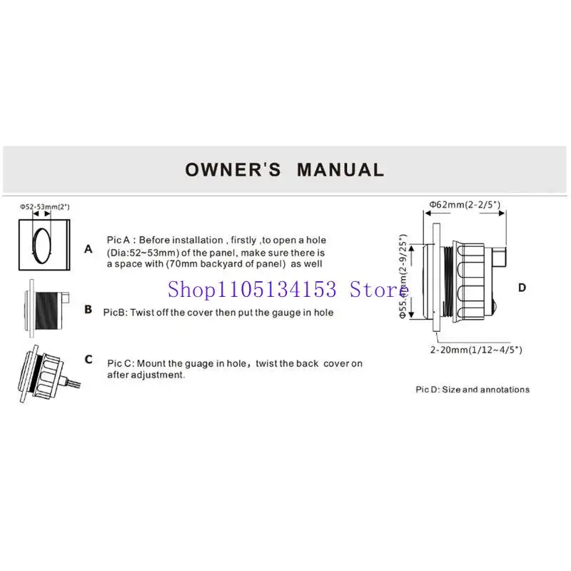 HG89 Level Level League Marine Meter водонепроницаемый сигнал регулируемый подсветка 5,2 см 5,2 см 
HG89 Level Level League Marine Meter водонепроницаемый сигнал регулируемый подсветка 5,2 см 5,2 см