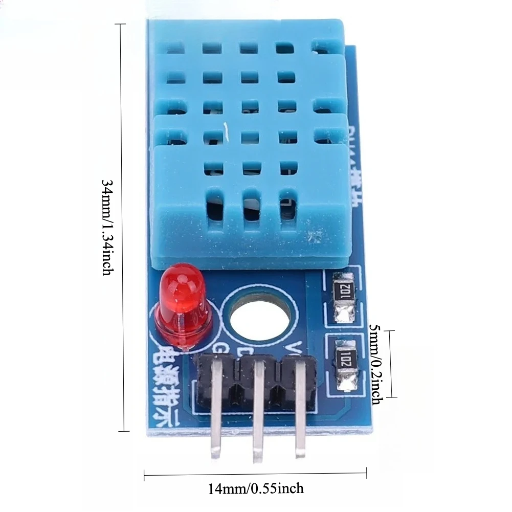 5pcs DHT11 Digital Temperature Humidity Sensor Module Electronic Brick for Arduino Raspberry Pi Weather Station
5pcs DHT11 Digital Temperature Humidity Sensor Module Electronic Brick for Arduino Raspberry Pi Weather Station