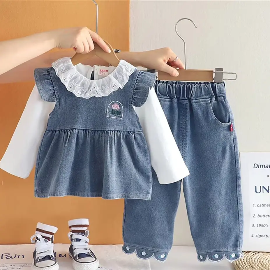 Autumn Fashion Baby Girl Clothes Set Children Casual T-Shirt Vest Pants 3Pcs Baby Set Outfit Toddler Costume Kids Clothing Sets
Autumn Fashion Baby Girl Clothes Set Children Casual T-Shirt Vest Pants 3Pcs Baby Set Outfit Toddler Costume Kids Clothing Sets