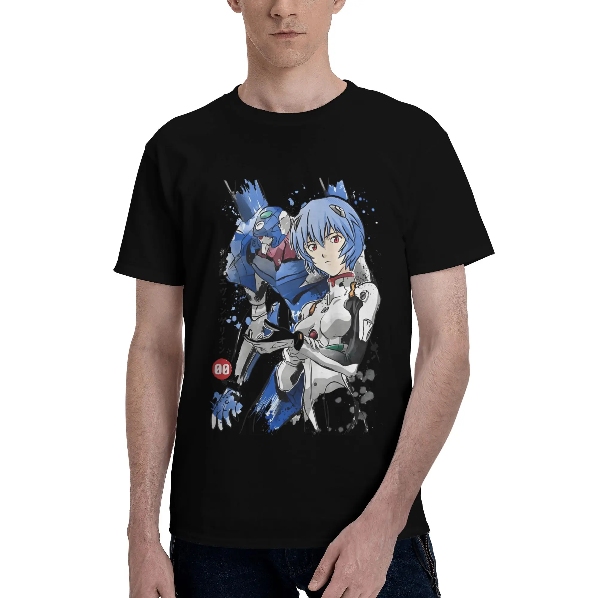 Custom Male EVA-Evangelions T Shirt Short Sleeve Cotton Tshirts Classic T-shirt Leisure Mecha Anime Tees Slim Fit Clothing
Custom Male EVA-Evangelions T Shirt Short Sleeve Cotton Tshirts Classic T-shirt Leisure Mecha Anime Tees Slim Fit Clothing