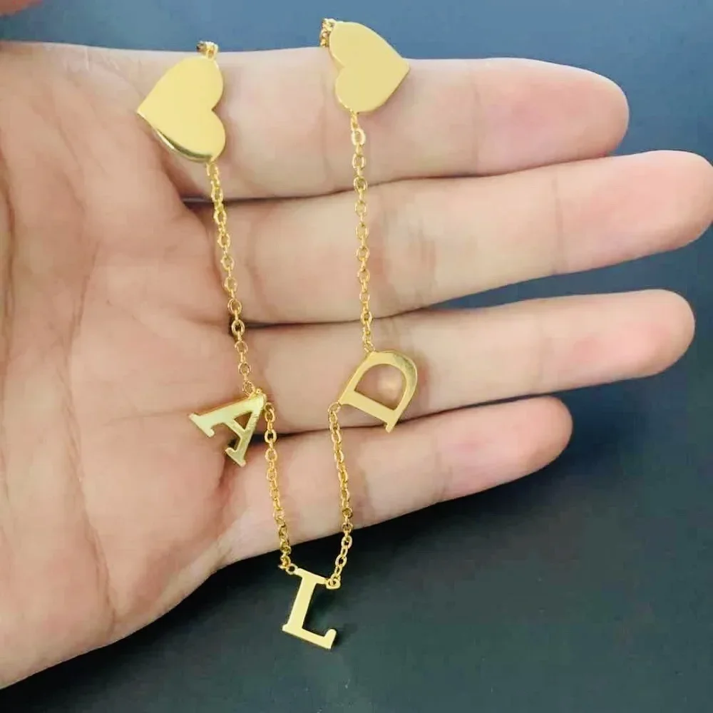 Customized Name Necklace Stainless Steel Custom Letter Multiple Necklaces Personalized Letter Pendant Chain Women Nameplate Gift
Customized Name Necklace Stainless Steel Custom Letter Multiple Necklaces Personalized Letter Pendant Chain Women Nameplate Gift