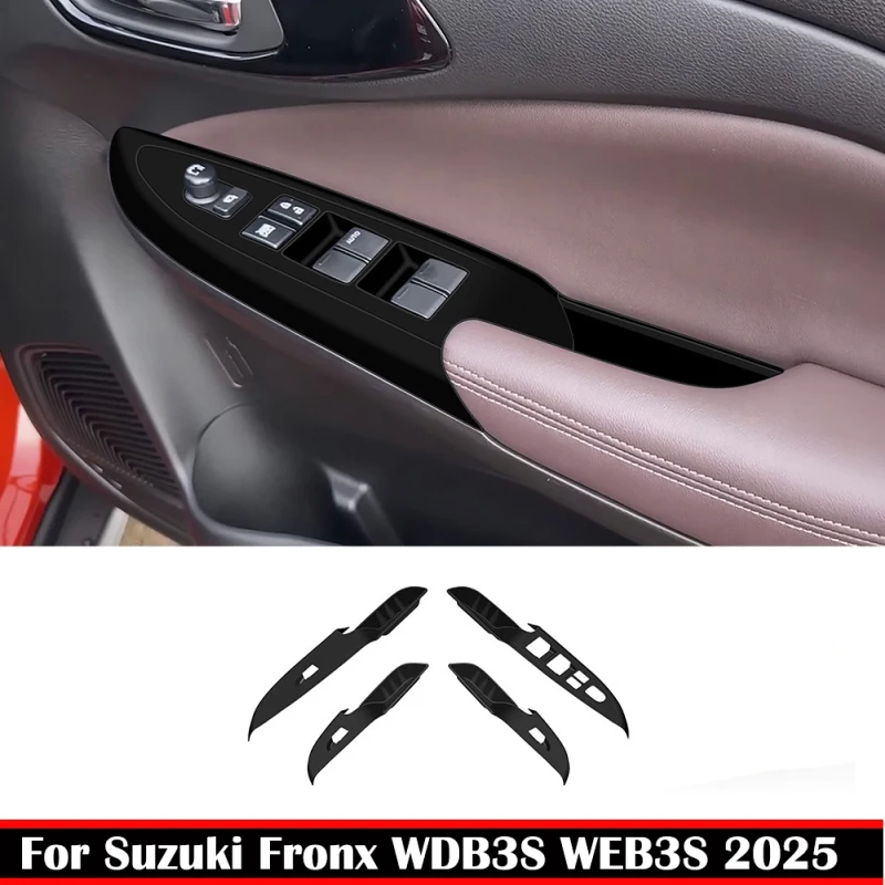 Для Suzuki Fronx WDB3S WEB3S 2025 2026, силиконовая резина, панель переключателя окна, стеклянная кнопка подъема, ящик для хранения, внутренняя крышка, аксессуары
Для Suzuki Fronx WDB3S WEB3S 2025 2026, силиконовая резина, панель переключателя окна, стеклянная кнопка подъема, ящик для хранения, внутренняя крышка, аксессуары