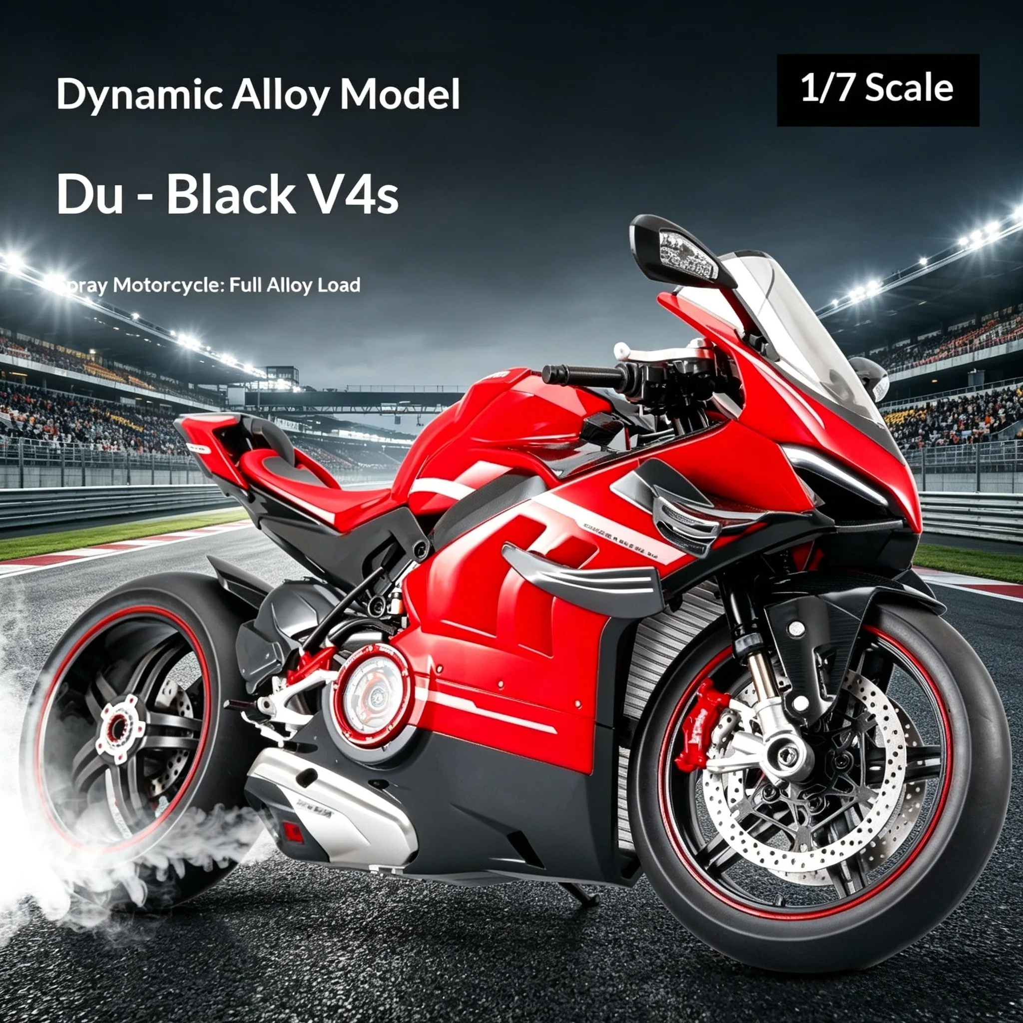 1:7 For Ducati Panigale V4S Motorcycle Model - Alloy Die-Cast with Smoke Effect & Light/Sound Official Licensed Collector‘s Gift
1:7 For Ducati Panigale V4S Motorcycle Model - Alloy Die-Cast with Smoke Effect & Light/Sound Official Licensed Collector‘s Gift