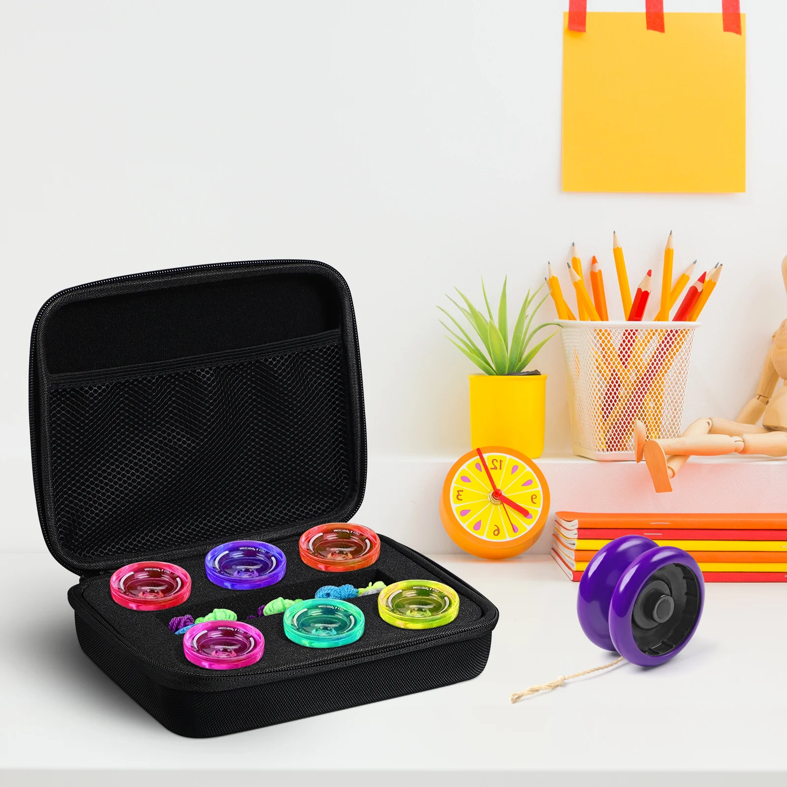 Yoyo Ball Storage Bag Lightweight Portable Case Handle Protective Padded Interior Organizer Mesh Pocket for Accessories
Yoyo Ball Storage Bag Lightweight Portable Case Handle Protective Padded Interior Organizer Mesh Pocket for Accessories