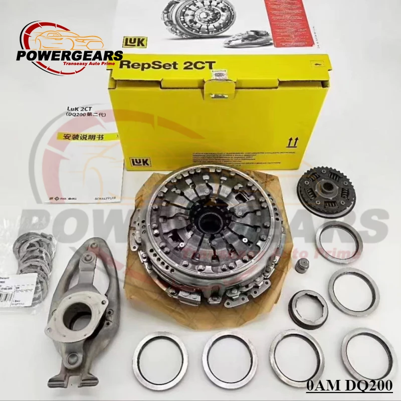 LUK New 0AM DQ200 DSG Gen2 Version Dual Clutch Kit 7 Speed Fits For Audi VW Golf 1.2T 1.4T 0AM198140L 602 0006 00
LUK New 0AM DQ200 DSG Gen2 Version Dual Clutch Kit 7 Speed Fits For Audi VW Golf 1.2T 1.4T 0AM198140L 602 0006 00