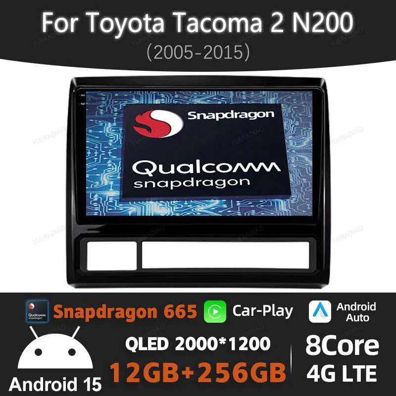 Android 15 Carplay Auto Car Radio For Toyota Tacoma 2 N200 Hilux 2005 - 2015 Multimedia Stereo Video Player Ai Voice GPS NAVI 4G
Android 15 Carplay Auto Car Radio For Toyota Tacoma 2 N200 Hilux 2005 - 2015 Multimedia Stereo Video Player Ai Voice GPS NAVI 4G