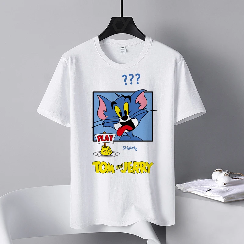 Graphic Funny T-shirts T-Tom And Jerry Y2k Men's Clothing Personalized New in Tops & Tees Gifts for Boyfriend Streetwear Cotton
Graphic Funny T-shirts T-Tom And Jerry Y2k Men's Clothing Personalized New in Tops & Tees Gifts for Boyfriend Streetwear Cotton