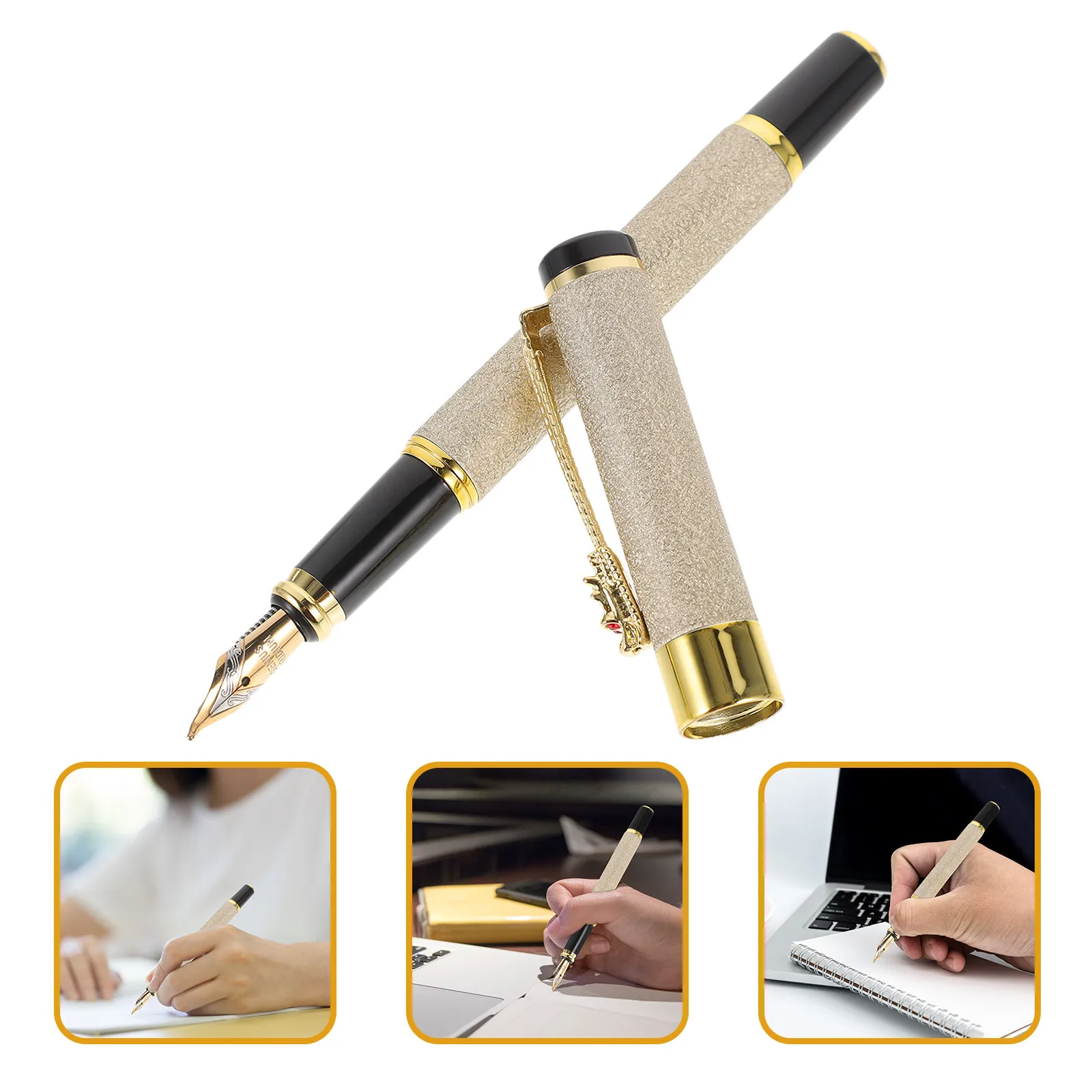 Smooth Writing Metal Fountain Pen for Calligraphy Drawing Students Stationery Office Workers Teacher Gift Pen Portable Sign Pens
Smooth Writing Metal Fountain Pen for Calligraphy Drawing Students Stationery Office Workers Teacher Gift Pen Portable Sign Pens