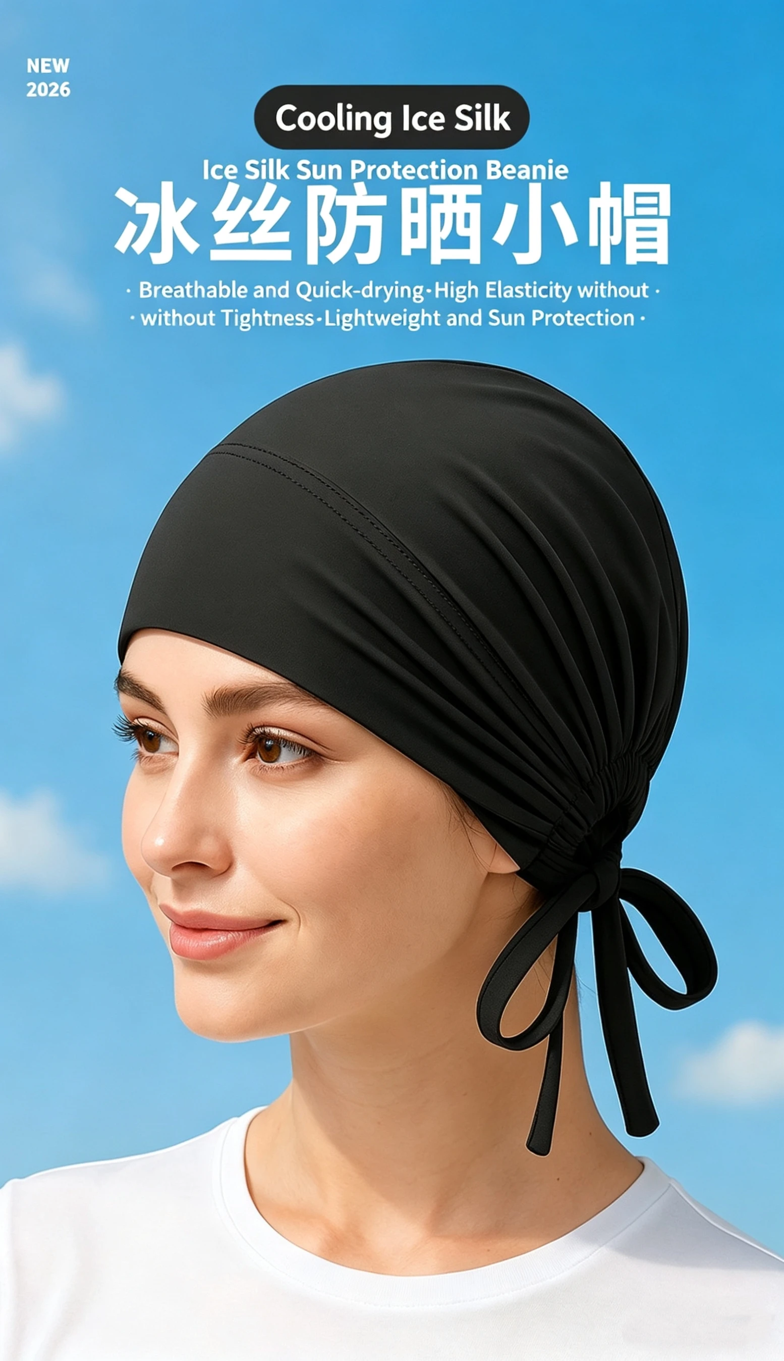 Summer Pure Colour Hui Nationality Bottoming Hat Elastic Strap Baotou Hat Fully Wrapped With Sun-Proof Ice Silk Ethnic Hat
Summer Pure Colour Hui Nationality Bottoming Hat Elastic Strap Baotou Hat Fully Wrapped With Sun-Proof Ice Silk Ethnic Hat