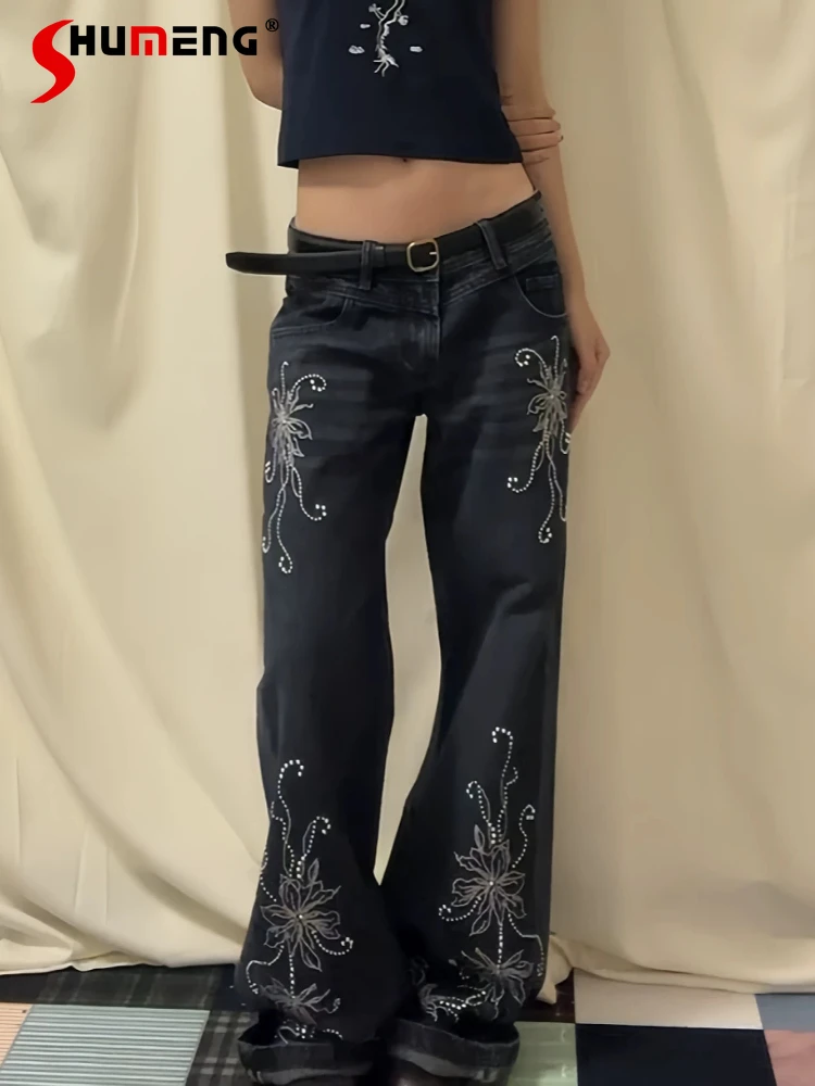 2026 Women's Fashion Over Size Hot Diamond Flower Jeans Sexy Girl Loose Comfort Chic Denim Pants Straight Trendy Denim Trousers
2026 Women's Fashion Over Size Hot Diamond Flower Jeans Sexy Girl Loose Comfort Chic Denim Pants Straight Trendy Denim Trousers
