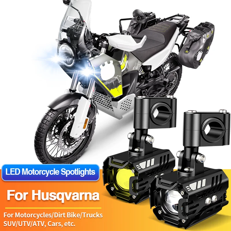 1/2PC LED Motorcycles Headlight 2 Color Spotlight Truck ATV for Husqvarna TC50/TC65/TC85/TC250/TE150/TE250/TX125/TX300i/VITPILEN
1/2PC LED Motorcycles Headlight 2 Color Spotlight Truck ATV for Husqvarna TC50/TC65/TC85/TC250/TE150/TE250/TX125/TX300i/VITPILEN