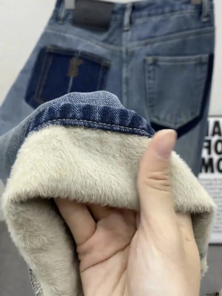 Winter Thickened Warm Fleece Lined Straight Leg Jeans Design Slimming Smoke Tube Pants Commute Style Korean Version Ladies pl...
Winter Thickened Warm Fleece Lined Straight Leg Jeans Design Slimming Smoke Tube Pants Commute Style Korean Version Ladies pl...