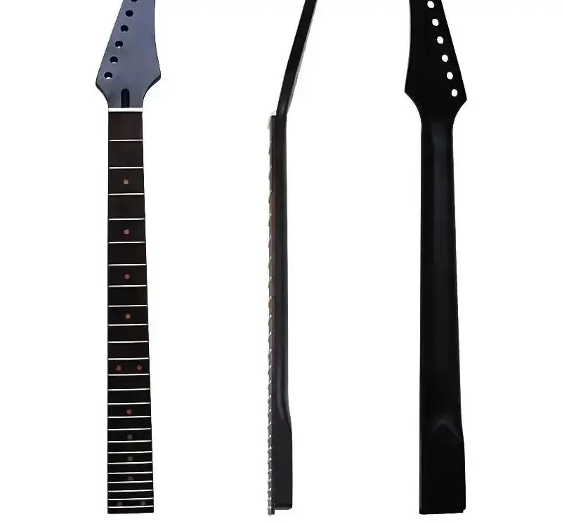 Single-cutaway electric guitar neck, 6 strings, 24 frets, pointed headstock, maple, matte finish, DIY modification parts for ele
Single-cutaway electric guitar neck, 6 strings, 24 frets, pointed headstock, maple, matte finish, DIY modification parts for ele