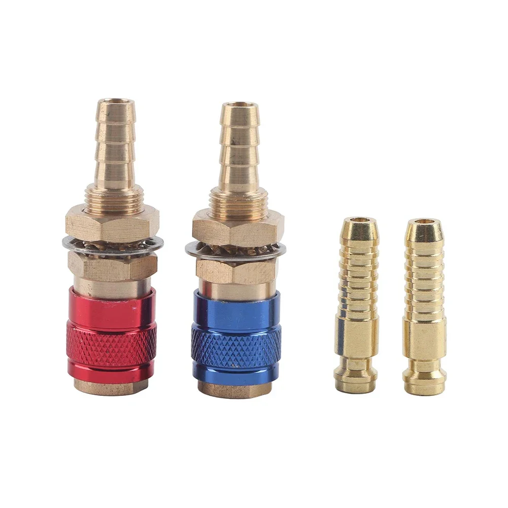 Brass Connector For Welding Tig Welding Blue Quick Connector Fitting Brass Material Compatible With MIG And TIG
Brass Connector For Welding Tig Welding Blue Quick Connector Fitting Brass Material Compatible With MIG And TIG