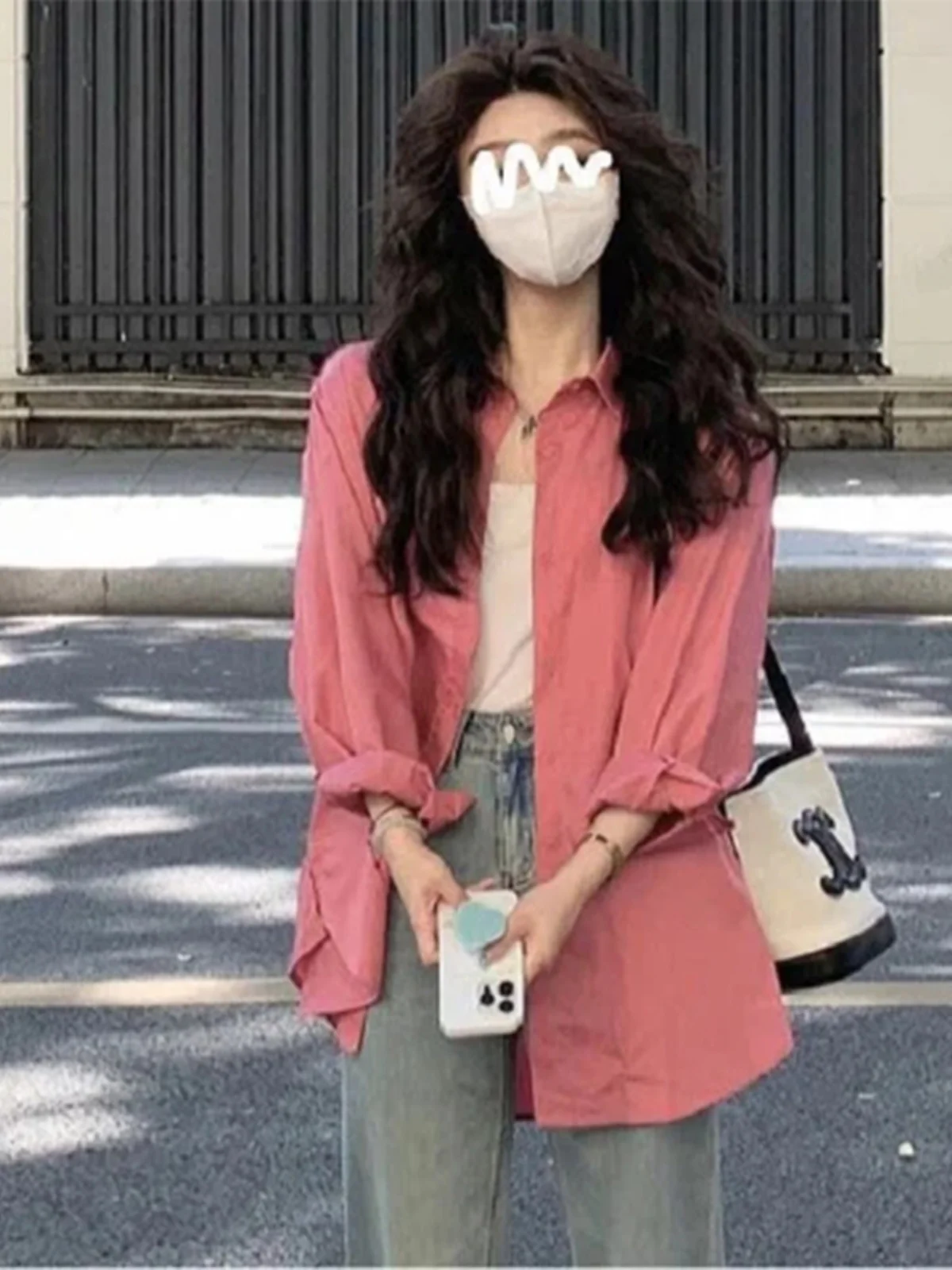 plus Size Women's Long Sleeve Shirt Style Loose Fit 300 Pounds Versatile Autumn Slimming Casual Button up Korean Style
plus Size Women's Long Sleeve Shirt Style Loose Fit 300 Pounds Versatile Autumn Slimming Casual Button up Korean Style