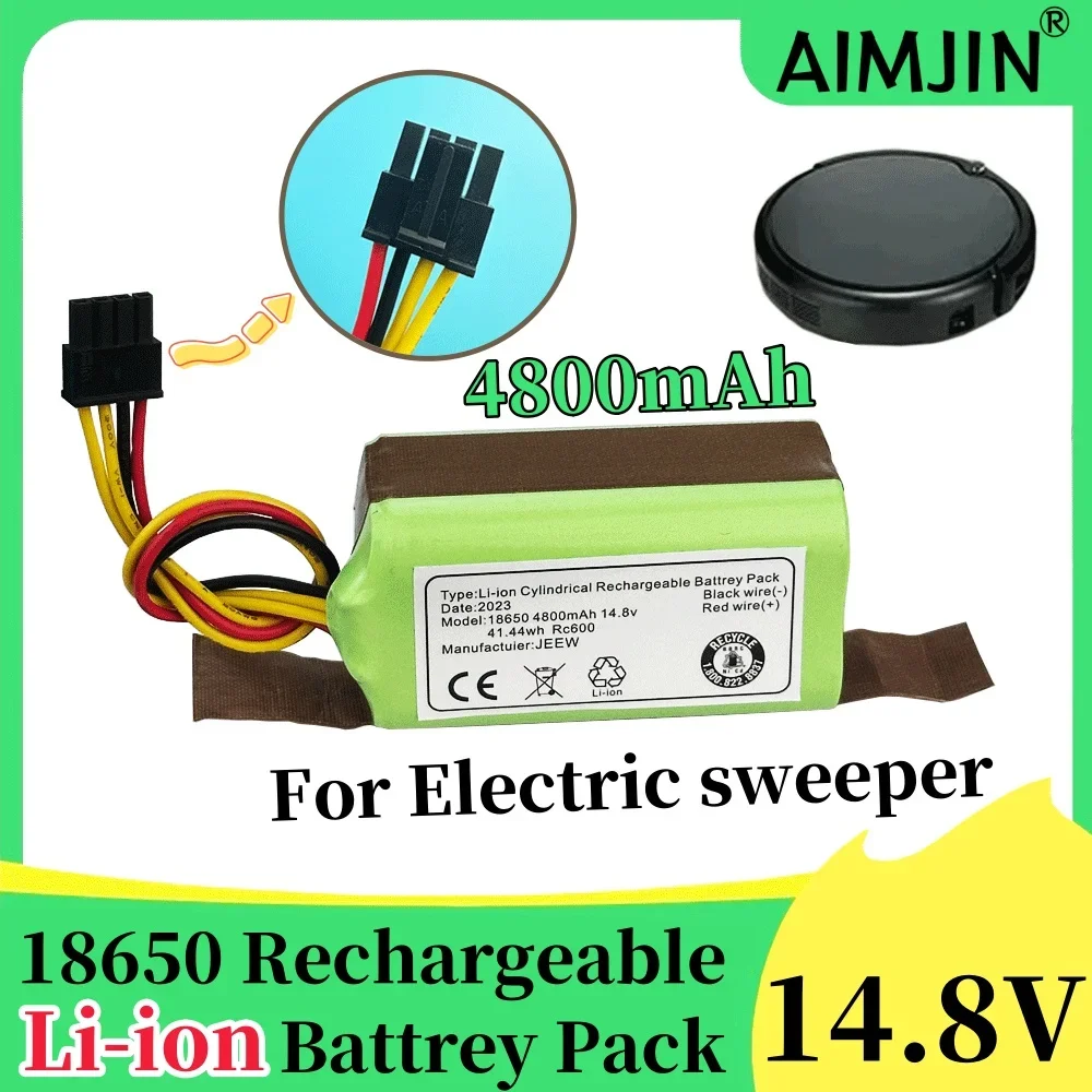 2025 14.8V 4.8Ah Robot Vacuum Cleaner Replacement Battery for LIFERO RX9 360 S5 S7pro T90 Proscenic KAKA760 P1S P2 Li-ion 18650
2025 14.8V 4.8Ah Robot Vacuum Cleaner Replacement Battery for LIFERO RX9 360 S5 S7pro T90 Proscenic KAKA760 P1S P2 Li-ion 18650