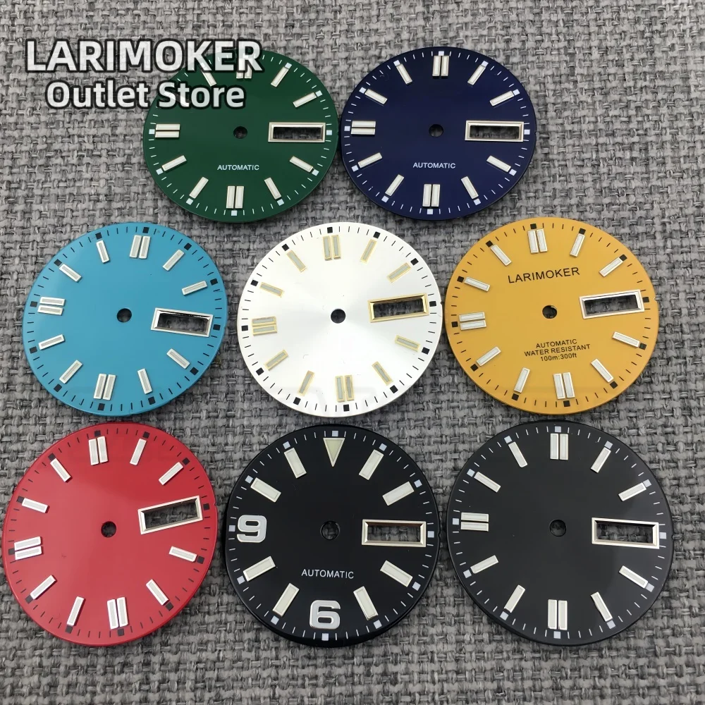 LARIMOKER Watch Accessories 29MM Date Window Green Luminous Dial Suitable for NH36 Automatic Movement
LARIMOKER Watch Accessories 29MM Date Window Green Luminous Dial Suitable for NH36 Automatic Movement