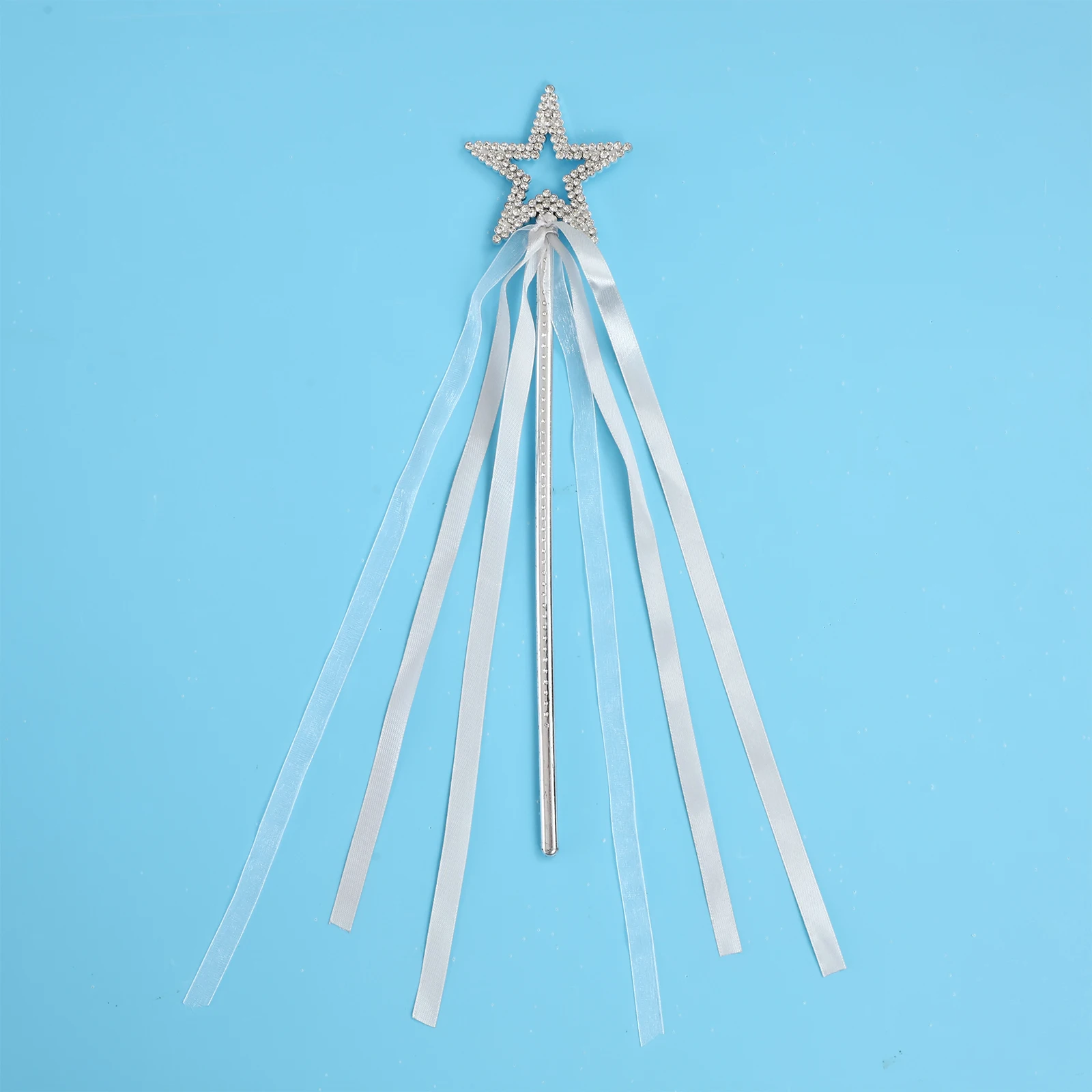Lovely Party Five-pointed Star Fairy Stick Rhinestone Ribbon Princess Magic Wand Girl Carnivals Halloween Birthday Parties Gift
Lovely Party Five-pointed Star Fairy Stick Rhinestone Ribbon Princess Magic Wand Girl Carnivals Halloween Birthday Parties Gift