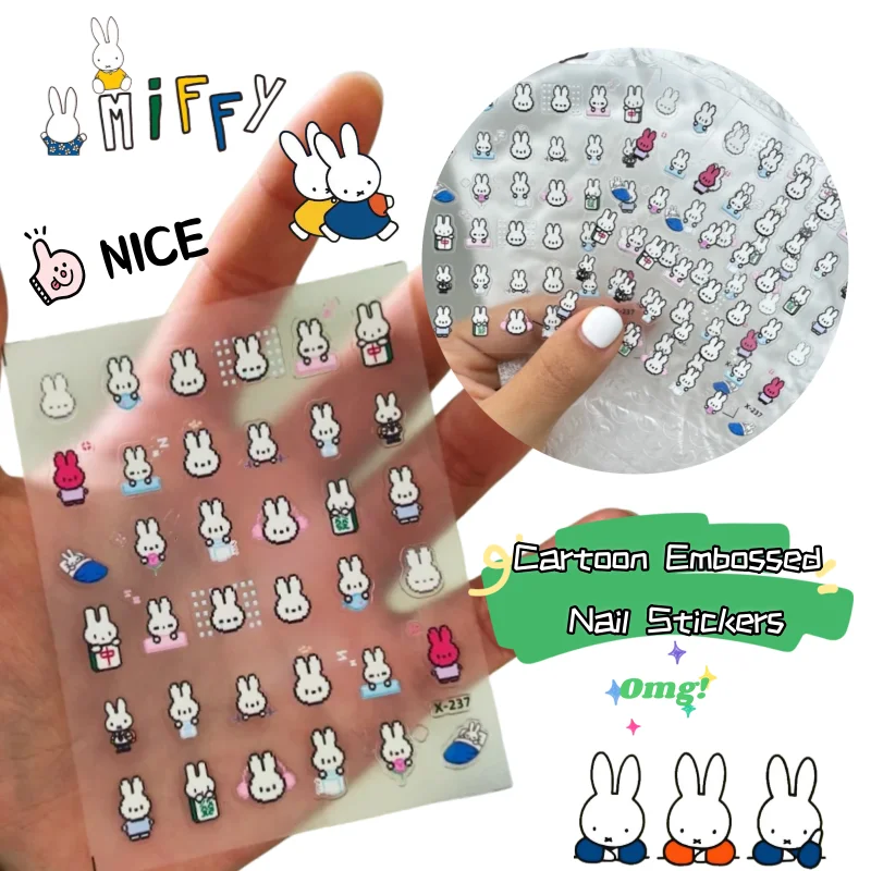 Miffy Rabbit Nail Art Sticker Stereo Relief Cartoon Waterproof Diy Water Cup Mobile Phone Case Waterproof Decorative Sticker
Miffy Rabbit Nail Art Sticker Stereo Relief Cartoon Waterproof Diy Water Cup Mobile Phone Case Waterproof Decorative Sticker