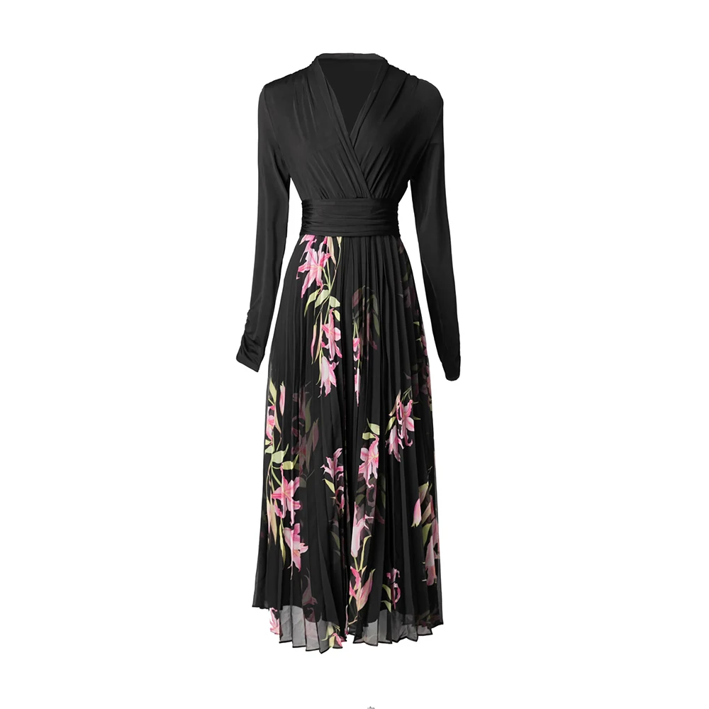 Meyyithun Women's Dress Spring & Summer V-neck Long Sleeve Stretch Slim Printed Dresss Office Ladies Dress 0401MZ01
Meyyithun Women's Dress Spring & Summer V-neck Long Sleeve Stretch Slim Printed Dresss Office Ladies Dress 0401MZ01