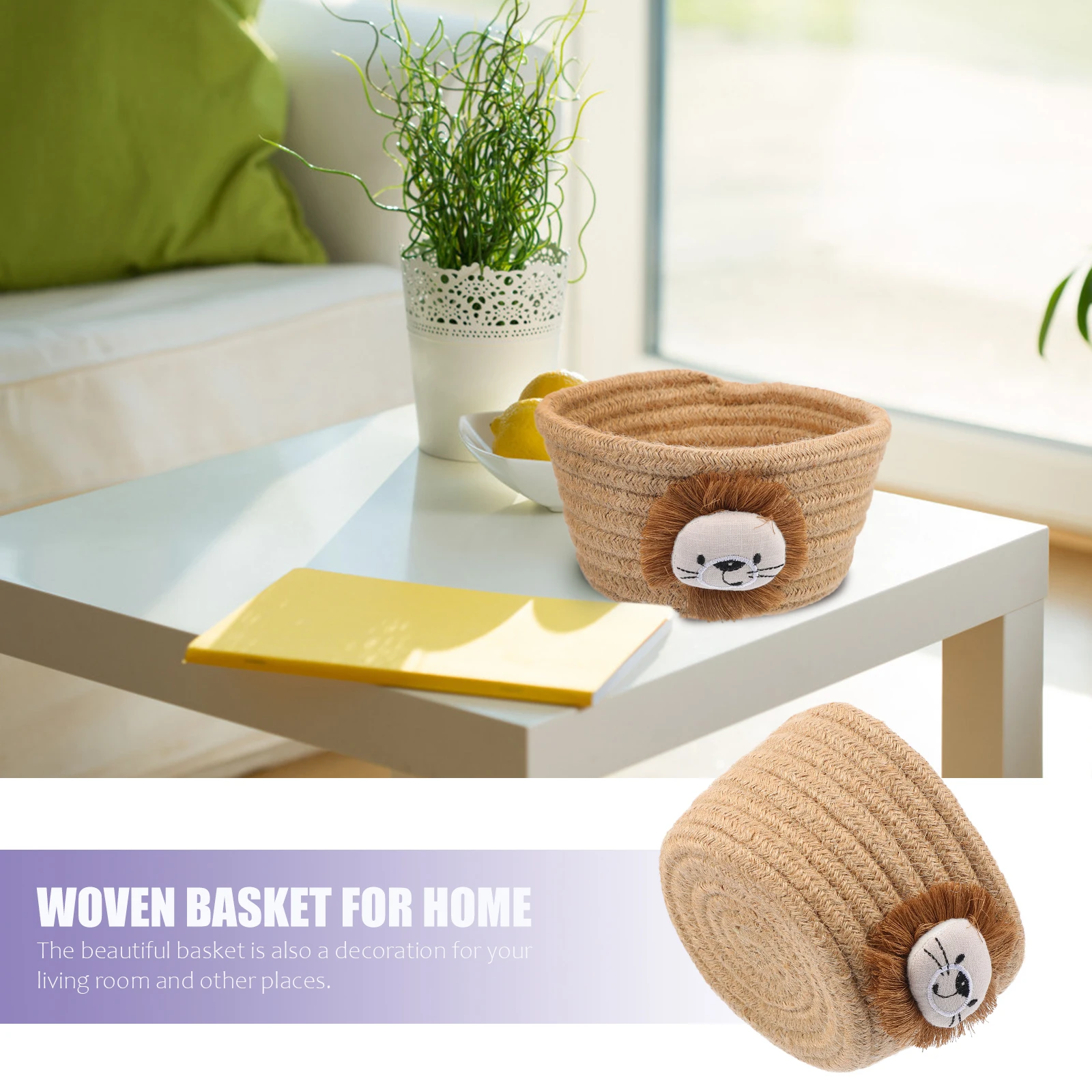 Cotton Woven Storage Basket Home Decor Baby Accessories Container Kids Snack Bin Storage Container Woven Basket for Home
Cotton Woven Storage Basket Home Decor Baby Accessories Container Kids Snack Bin Storage Container Woven Basket for Home