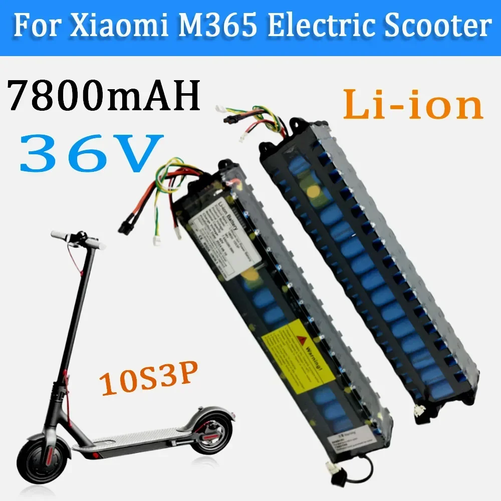 36V 10S3P 18650 For Xiaomi M365/Pro/1S Scooter 7800mAH Li-ion Battery Pack Equipped with Bluetooth communication
36V 10S3P 18650 For Xiaomi M365/Pro/1S Scooter 7800mAH Li-ion Battery Pack Equipped with Bluetooth communication