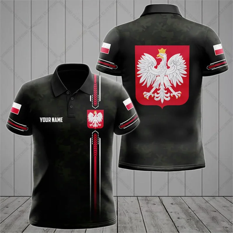 Customized Poland Camouflage Polo Shirts Summer Casual Streetwear Men's Fashion Loose Oversized Jersey Short Sleeve Sportswear
Customized Poland Camouflage Polo Shirts Summer Casual Streetwear Men's Fashion Loose Oversized Jersey Short Sleeve Sportswear