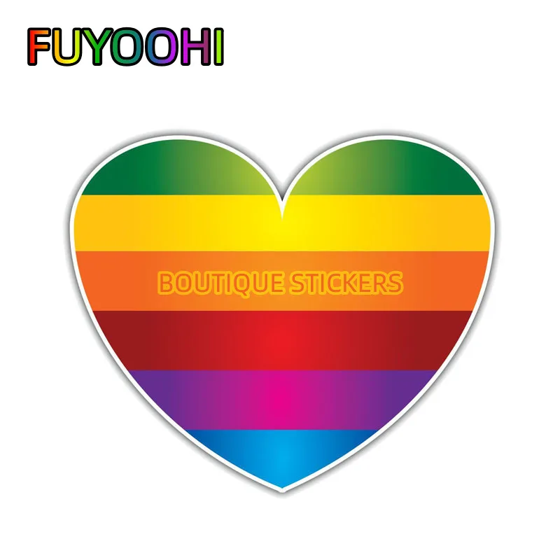 FUYOOHI Funny Car Sticker Rainbow Lesbian Gay Pride Love Motorcycle Decals Express Your Creativity with Creative Car Stickers 
FUYOOHI Funny Car Sticker Rainbow Lesbian Gay Pride Love Motorcycle Decals Express Your Creativity with Creative Car Stickers