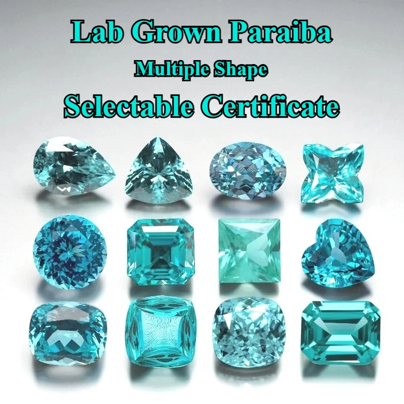 Lab Grown Paraiba Multiple Shape High Quality Charms Gemstones for DIY Advanced Jewelry Making Materials Selectable Certificate
Lab Grown Paraiba Multiple Shape High Quality Charms Gemstones for DIY Advanced Jewelry Making Materials Selectable Certificate