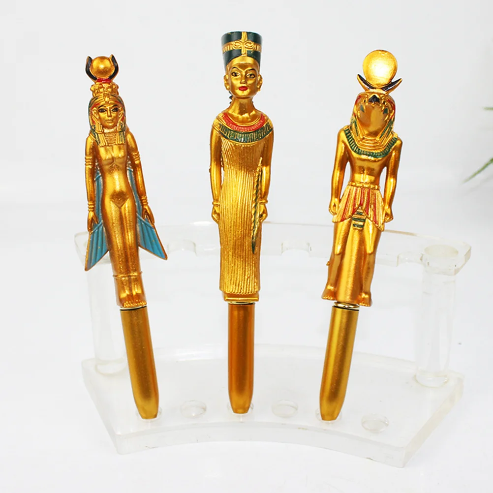 5Pcs Creative Egyptian Pharaoh Ballpoint Pen Plastic Material Easy Replacement Refill for Home Office School Signature Use
5Pcs Creative Egyptian Pharaoh Ballpoint Pen Plastic Material Easy Replacement Refill for Home Office School Signature Use
