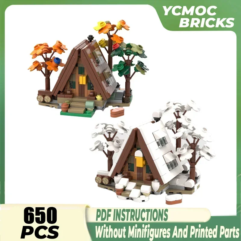 YcMoc Building Blocks Mini 21338 A-Frame Cabin Winter And Summer Version Model Technology Bricks DIY Toys For Kids Children
YcMoc Building Blocks Mini 21338 A-Frame Cabin Winter And Summer Version Model Technology Bricks DIY Toys For Kids Children