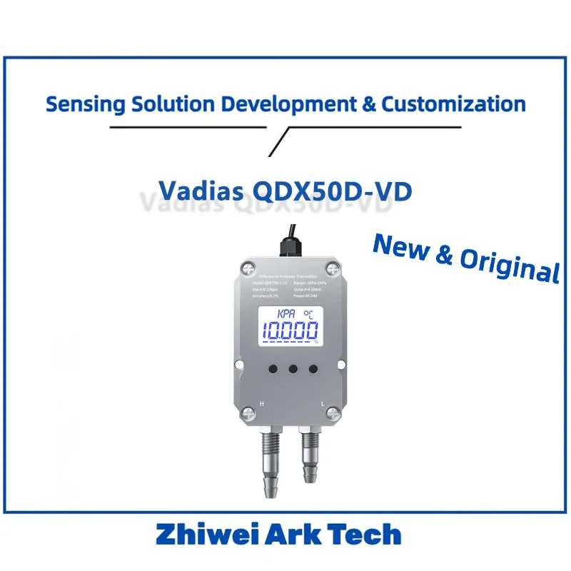 Digital Differential Pressure Transmitter 0-2kPa, 4-20mA/0-10V/RS485, IP54, for Wind/Air Flow Measurement, HVAC/Industrial Autom
Digital Differential Pressure Transmitter 0-2kPa, 4-20mA/0-10V/RS485, IP54, for Wind/Air Flow Measurement, HVAC/Industrial Autom