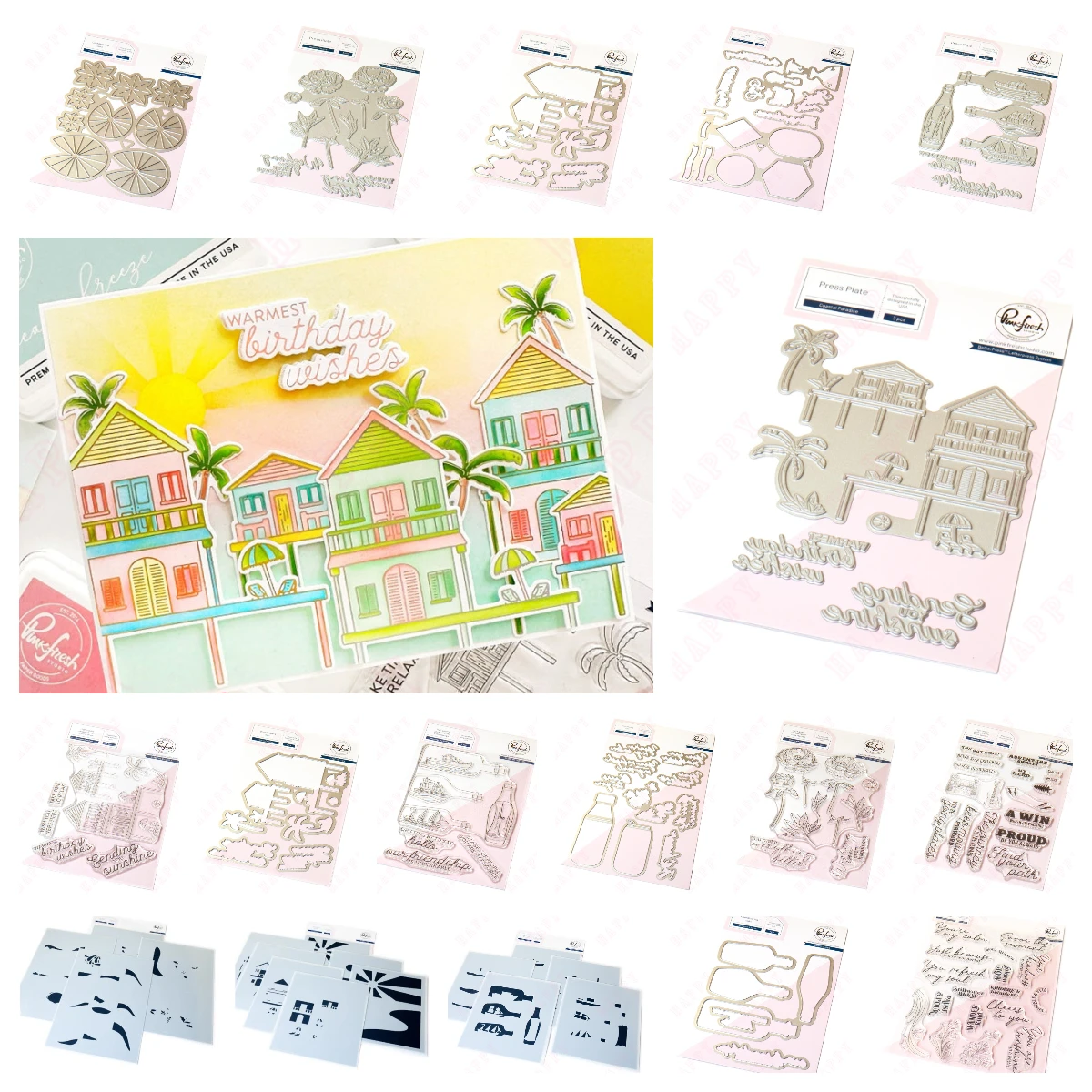 Coastal Paradise Metal Cutting Dies Stamps Stencil For DIY Scrapbooking Diary Decoration Greeting card Embossing Template new
Coastal Paradise Metal Cutting Dies Stamps Stencil For DIY Scrapbooking Diary Decoration Greeting card Embossing Template new