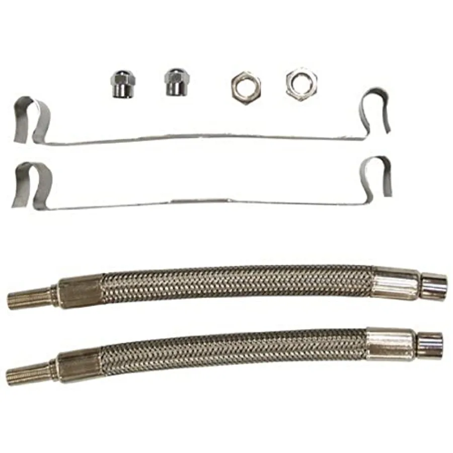 8009 Stainless Steel Hand Hole Mount - 2 Hose Kit for 16"- 19.5" Inner Dual Wheels Silver
8009 Stainless Steel Hand Hole Mount - 2 Hose Kit for 16"- 19.5" Inner Dual Wheels Silver