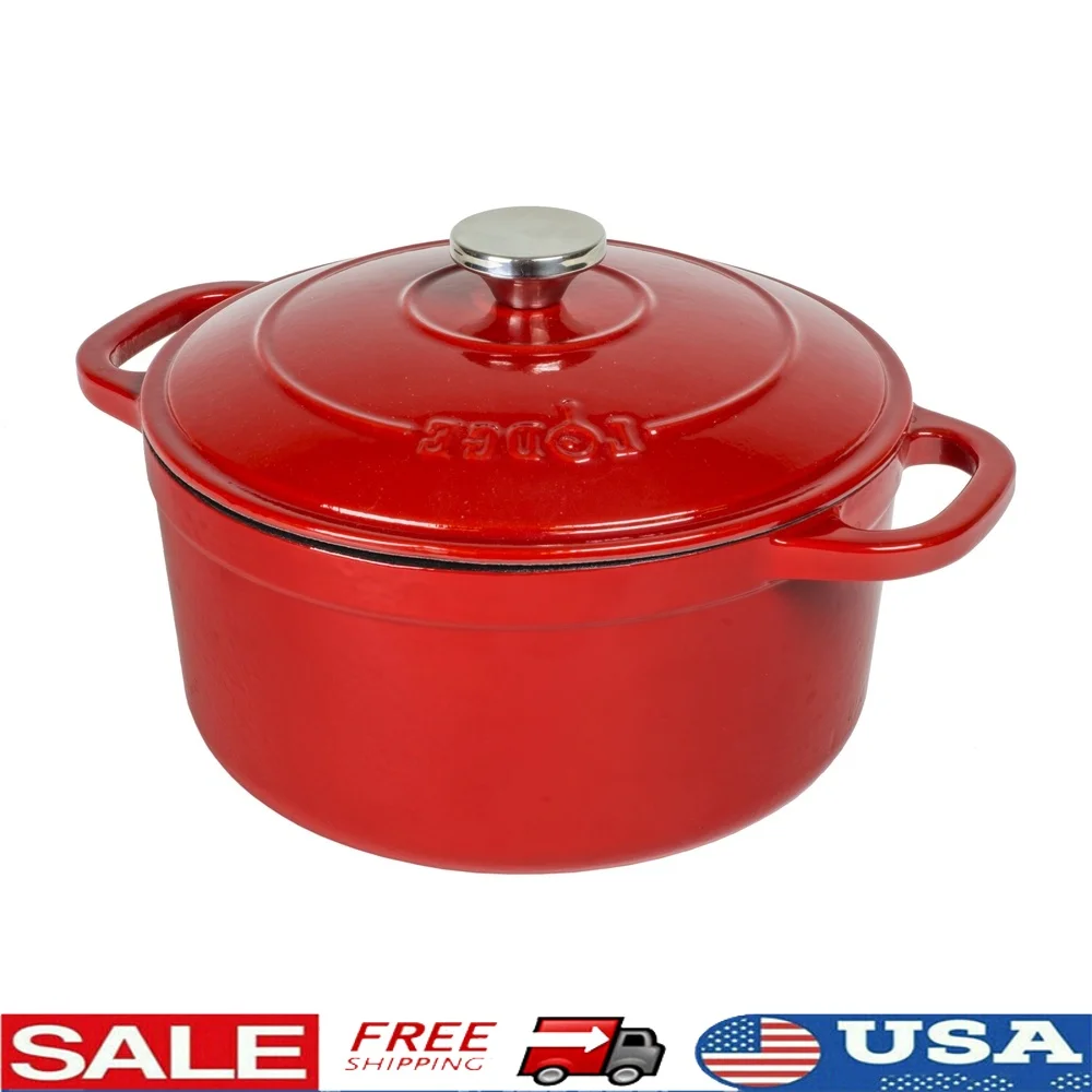 Эмалированная чугунная голландская духовка 5,5qt, индукционная безопасная духовка, безопасная кастрюля с ручкой из нержавеющей стали и петлевыми ручками
Эмалированная чугунная голландская духовка 5,5qt, индукционная безопасная духовка, безопасная кастрюля с ручкой из нержавеющей стали и петлевыми ручками