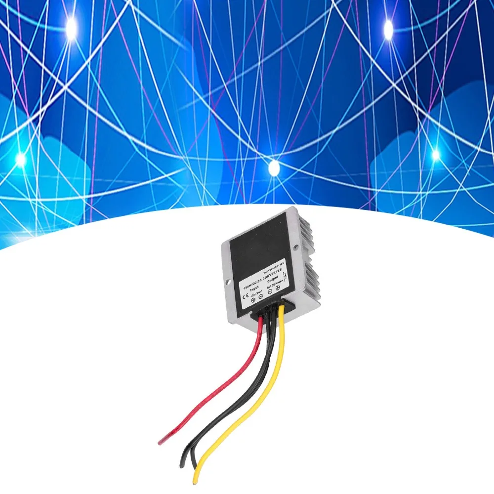 Stable Output 12V/24V to 5V DC Step Down Converter 30A 150W Voltage Regulator DC Voltage Converter Automotive Systems
Stable Output 12V/24V to 5V DC Step Down Converter 30A 150W Voltage Regulator DC Voltage Converter Automotive Systems
