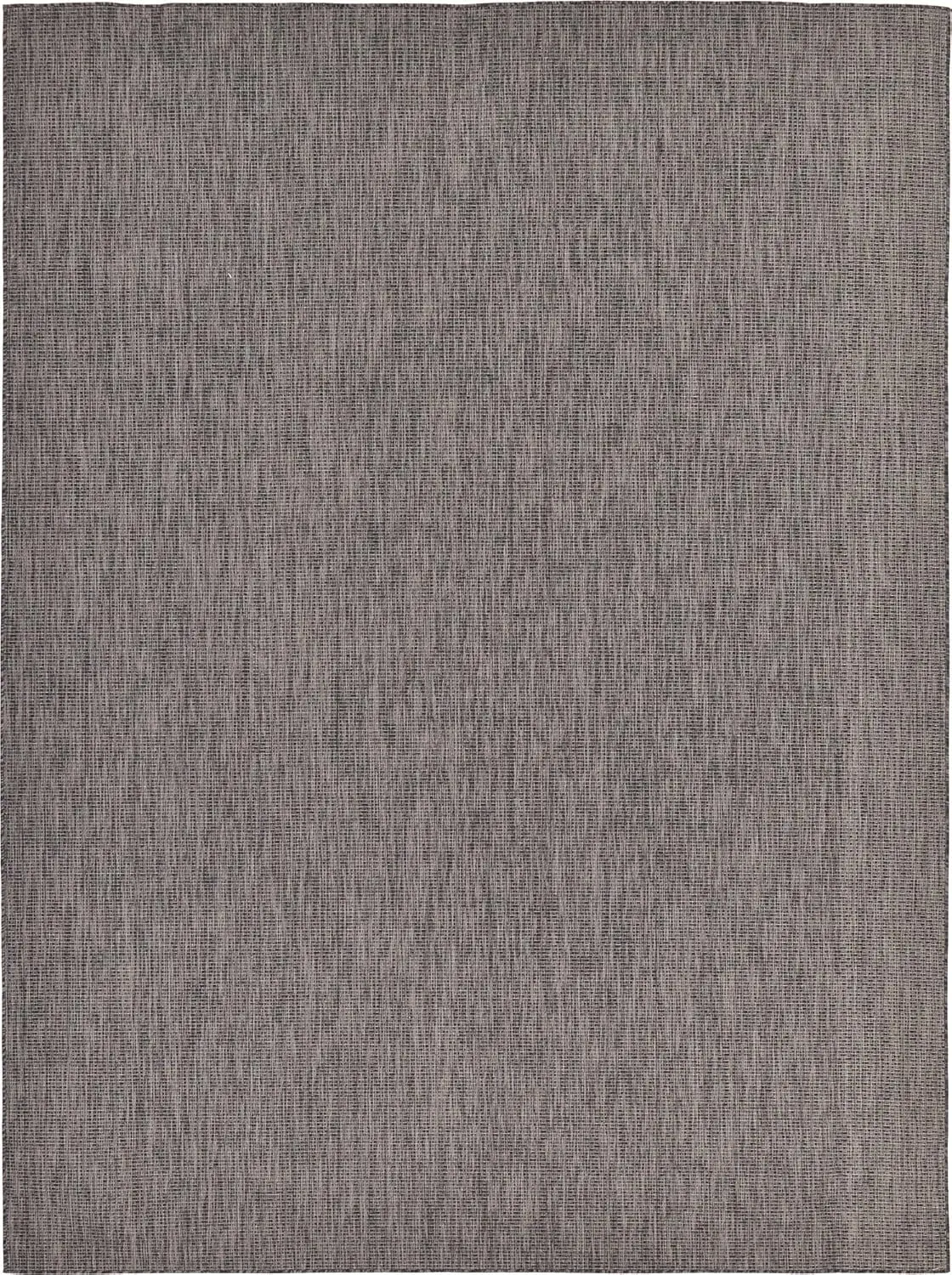 Collection Casual Transitional Solid Heathered Indoor/Outdoor Flatweave Area Rug (9' x 12' Rectangle, Black/Ivory)
Collection Casual Transitional Solid Heathered Indoor/Outdoor Flatweave Area Rug (9' x 12' Rectangle, Black/Ivory)