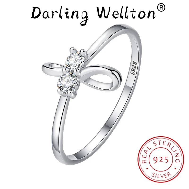 Simple Openwork Bow Number 8 Flower Four-Claw Round Couple Ring For Women 100% Sterling silver Engagement Bridal Gift Jewelry
Simple Openwork Bow Number 8 Flower Four-Claw Round Couple Ring For Women 100% Sterling silver Engagement Bridal Gift Jewelry