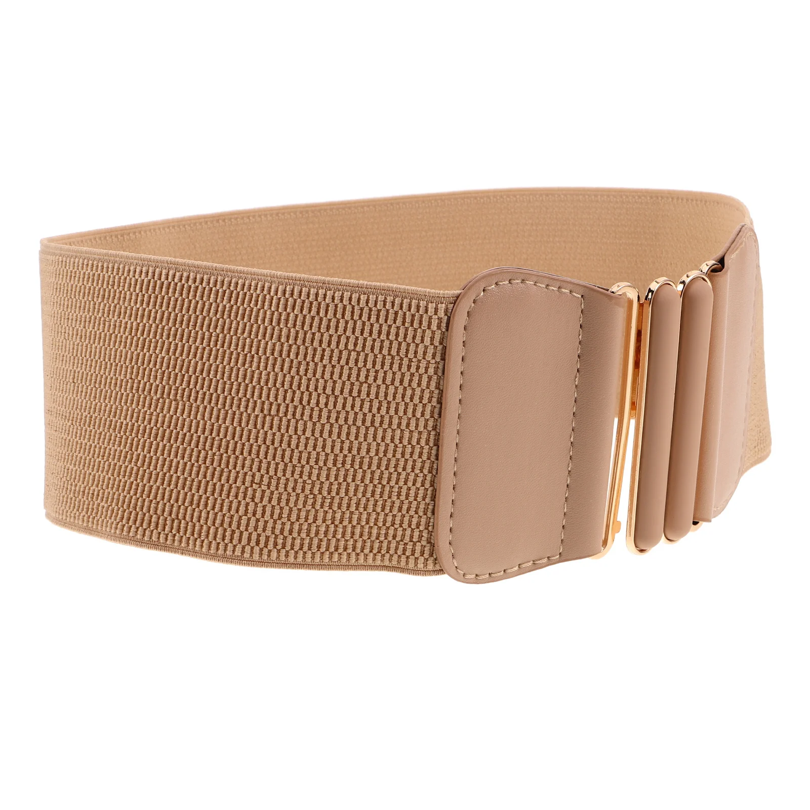 Wide Elastic Belt Women Double Oval Buckle Stretchy Waist Cincher Dress Belt Fashion Accessory Thick Belts for Women
Wide Elastic Belt Women Double Oval Buckle Stretchy Waist Cincher Dress Belt Fashion Accessory Thick Belts for Women