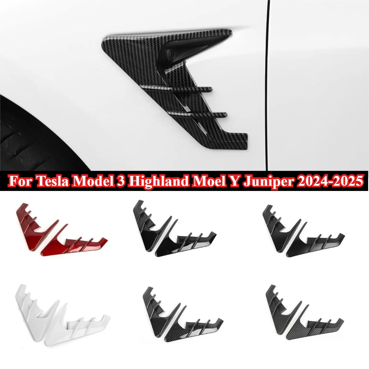 2PCS Camera Lens Protection Cover for Tesla Model Y Juniper / Model 3 Highland 2024 2025, Side Mirror Camera Accessories
2PCS Camera Lens Protection Cover for Tesla Model Y Juniper / Model 3 Highland 2024 2025, Side Mirror Camera Accessories