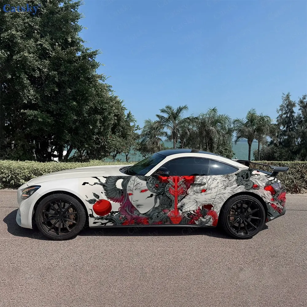 2PCS Gear-Horned Beast Might, Durable, Fade-resistant, Enhance Vehicle Aesthetics With Bold Artistic Design Car Vinyl Wraps
2PCS Gear-Horned Beast Might, Durable, Fade-resistant, Enhance Vehicle Aesthetics With Bold Artistic Design Car Vinyl Wraps