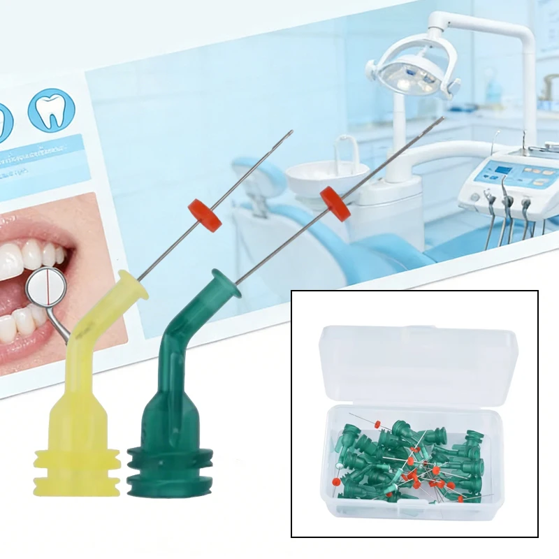31Ga Dental Irrigation Needle Tip Double Side Hole Elbow Reusable Anterior Molar Teeth for Root Canal Syringe
31Ga Dental Irrigation Needle Tip Double Side Hole Elbow Reusable Anterior Molar Teeth for Root Canal Syringe