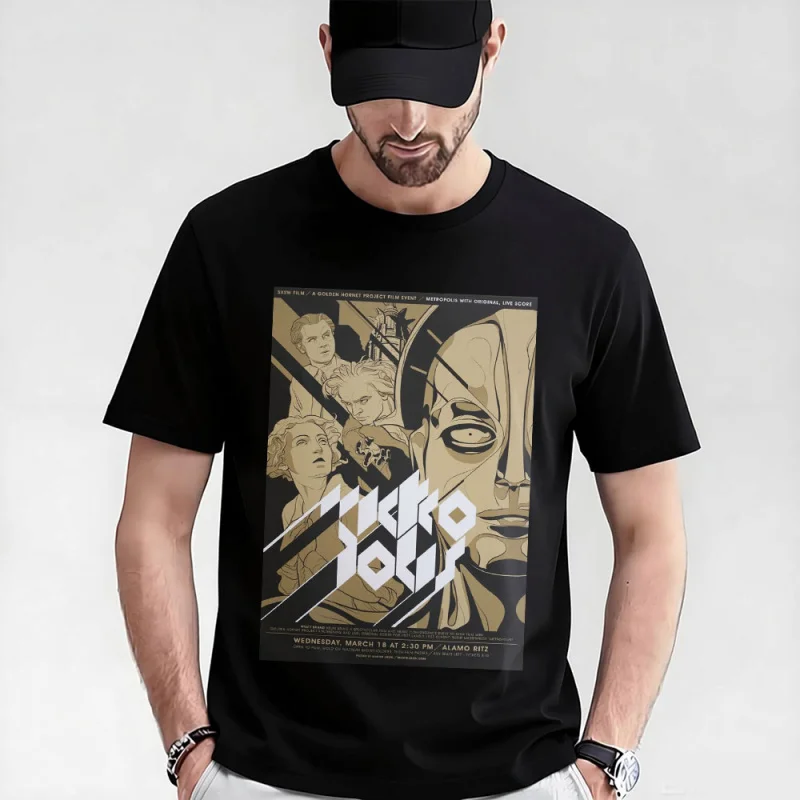 Fritz lang Germany Silent Movie Metropolis t shirt 0521 Cyberpunk Sci-fi Robot Graphic shirt Short Sleeve All size Tee S-6XL
Fritz lang Germany Silent Movie Metropolis t shirt 0521 Cyberpunk Sci-fi Robot Graphic shirt Short Sleeve All size Tee S-6XL